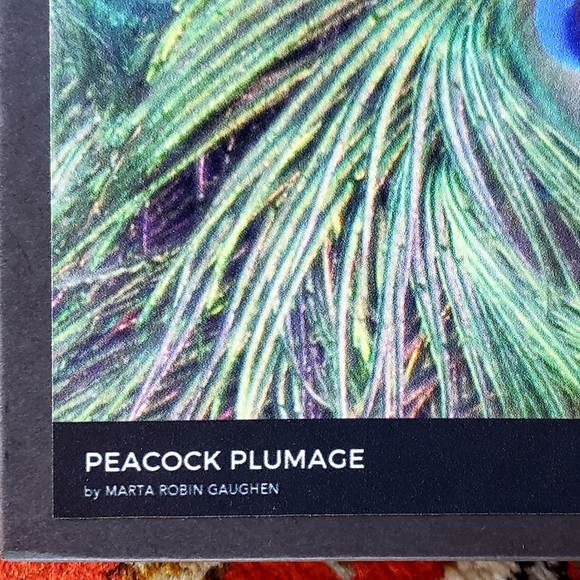 PUZZLE Peacock Plumage - 1000 Pieces - NWOT - One of a Kind - Picture 2 of 4